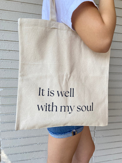 It is well with my soul - Christian Tote Bag