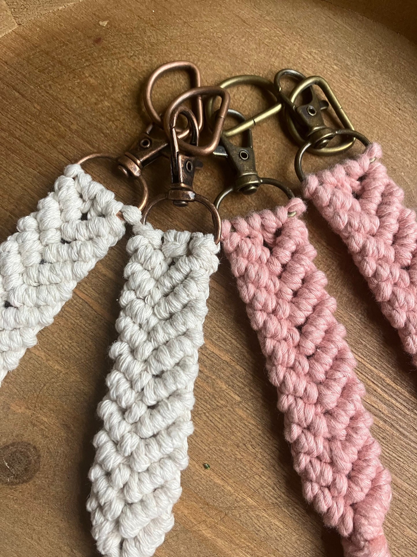 Macrame Fringe Keychain